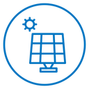 Solar panel icon