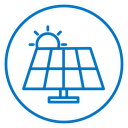 Solar panel icon