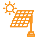 Solar panels icon