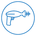 Space gun icon