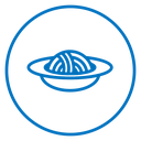 Spaghetti pasta icon
