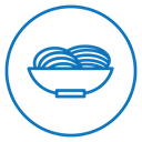 Spaghetti pasta icon