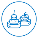 Spanish snack icon