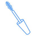 Spiral Mascara Wand Color Outline icon