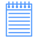 Spiral Notepad Lines icon