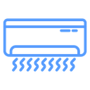 Split Air Conditioner Color Outline icon