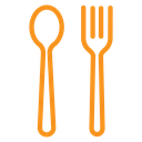 Spoon and fork icon