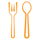 Spoon and fork icon