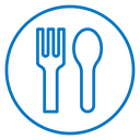 Spoon and fork icon