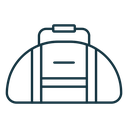 Sports bag icon