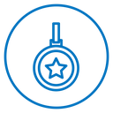 Sports medal icon