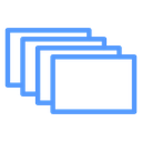 Stacked Rectangle Layers icon