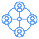 Stakeholders Network Diagram icon