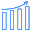Stats Bar Chart Arrow icon
