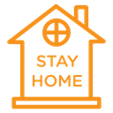 Stay home icon