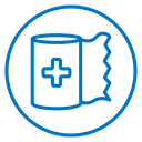 Sterile gauze icon