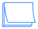 Sticky Note Curled icon