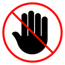 Stop sign icon