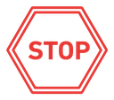 Stop sign icon