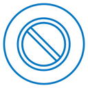 Stop sign icon