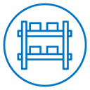 Storage rack icon