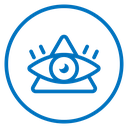 Strategic service vision icon