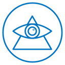 Strategic service vision icon