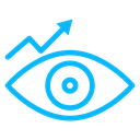 Strategic Vision Eye Arrow icon