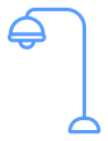 Street lamp icon