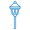 Street lamp icon