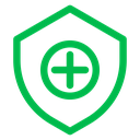 Strengthens Immune System Shield Color Outline icon
