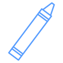 Striped Crayon icon