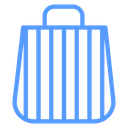 Striped Shopping Bag icon