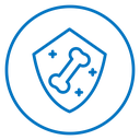 Strong healthy bones icon