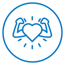 Strong heart icon