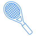 Strung Tennis Racket Color Outline icon