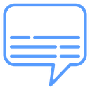 Subtitle Speech Bubble icon