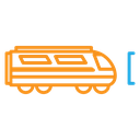 Subway high speed train icon