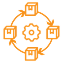 Supply chain icon