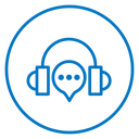 Support service headset icon