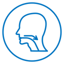 Swallowing reflex icon