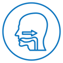 Swallowing reflex icon