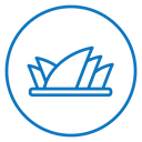 Sydney opera house icon