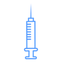 Syringe Needle Color Outline icon