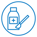 Syrup medicine bottle icon