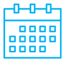 Table calendar icon