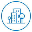 Tall buildings icon