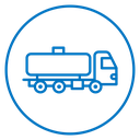Tank truck icon