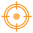 Target, aim, focus icon