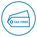 Tax free icon